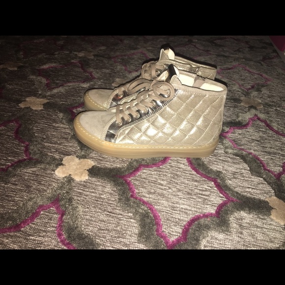 AGI Gold Leather High Tops - Picture 4 of 8